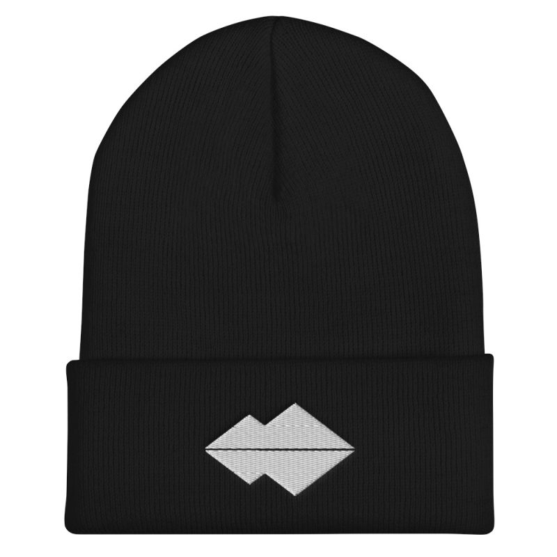 White Logo La Isla Cuffed Beanie - Image 2