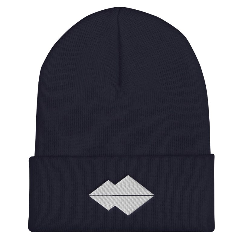 White Logo La Isla Cuffed Beanie - Image 5