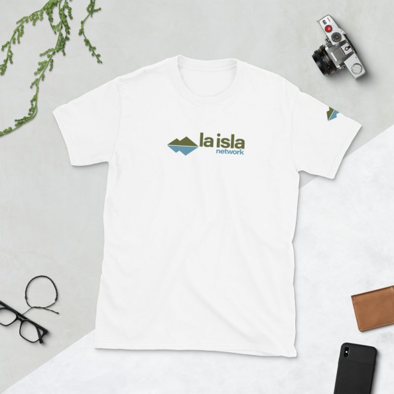 La Isla Color Logo - Short-Sleeve Unisex T-Shirt - Image 3