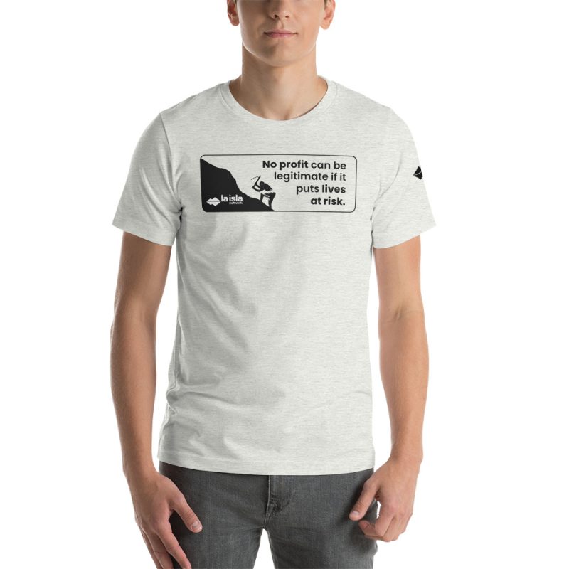 'No Profit' Short-Sleeve Unisex T-Shirt - Image 36
