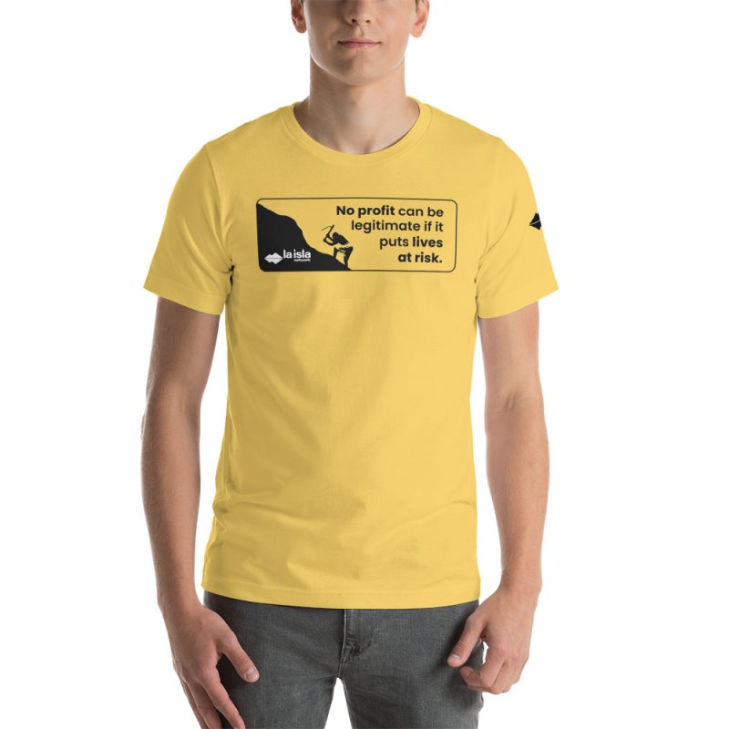 'No Profit' Short-Sleeve Unisex T-Shirt - Image 27